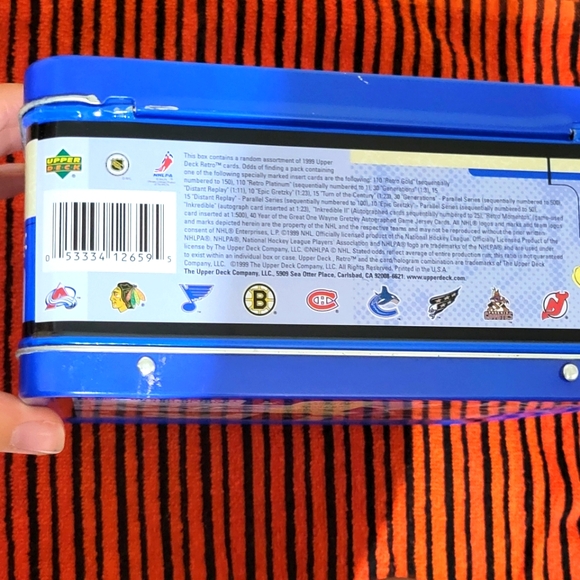 1999 Wayne Gretzky New York Rangers lunch tin. - Picture 4 of 5